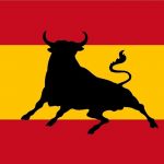 bandera españa toro