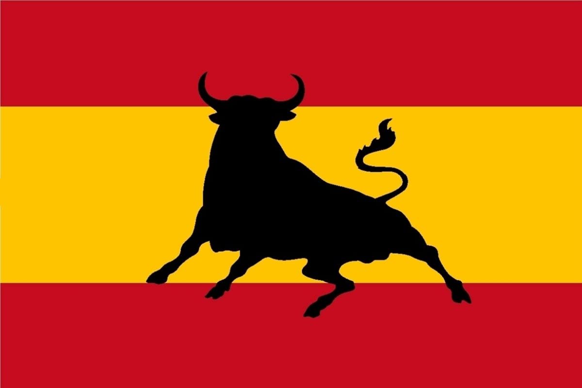 bandera españa toro